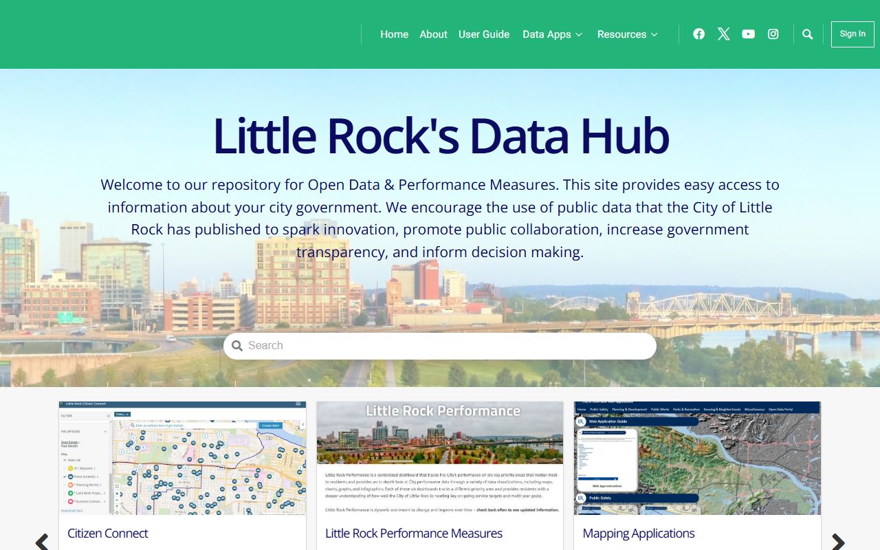 Little Rock 72 Hour Booking open data portal