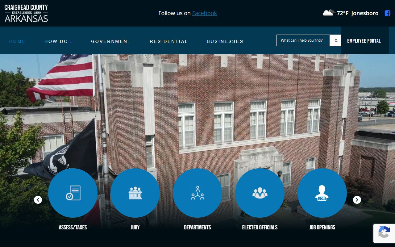 Craighead County 72 Hour Booking county government home page
