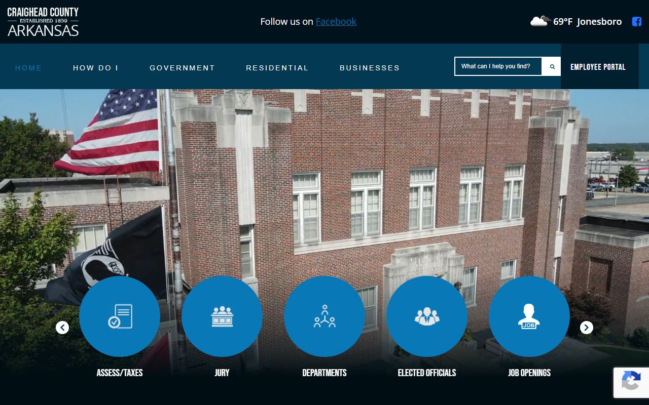 Craighead County 72 Hour Booking sheriff office home page