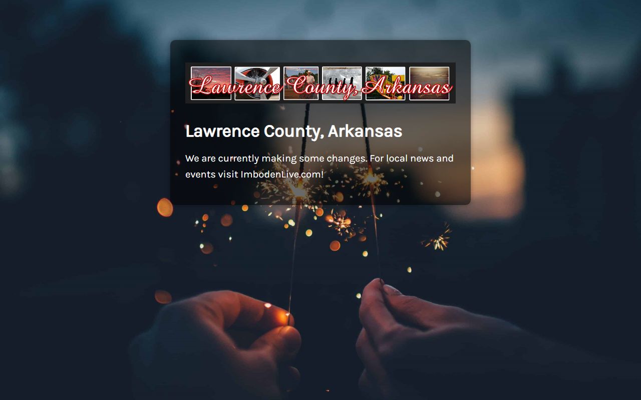 Lawrence County 72 Hour Booking government home page